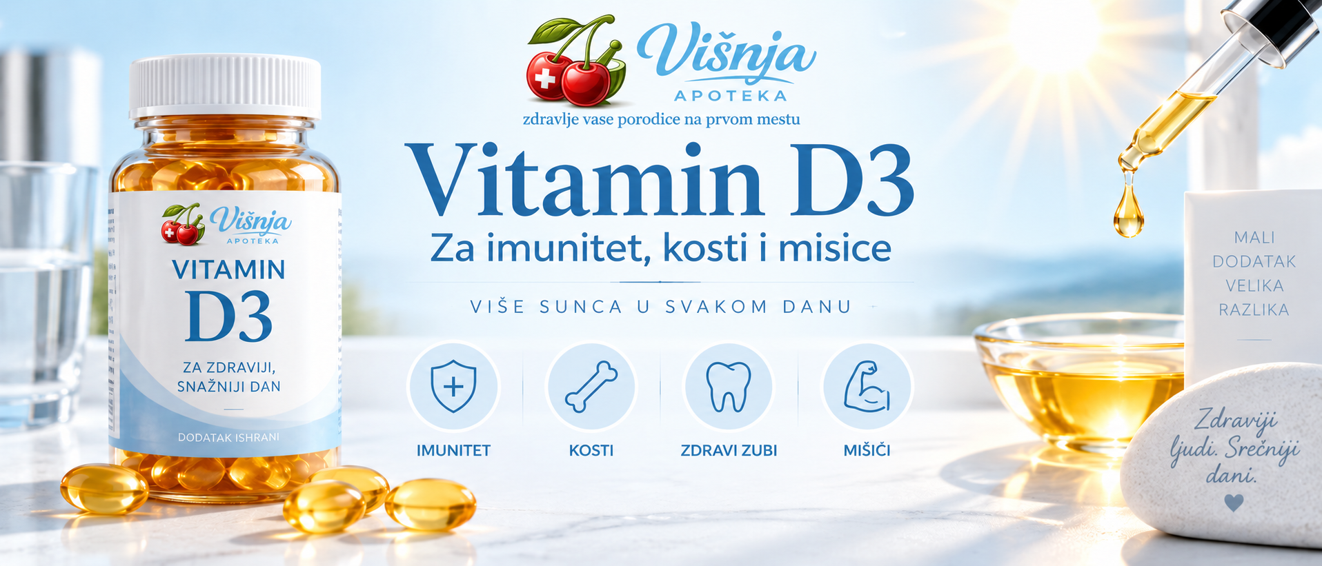 Vitamin D3 – zašto je važan i kako izabrati pravi preparat?