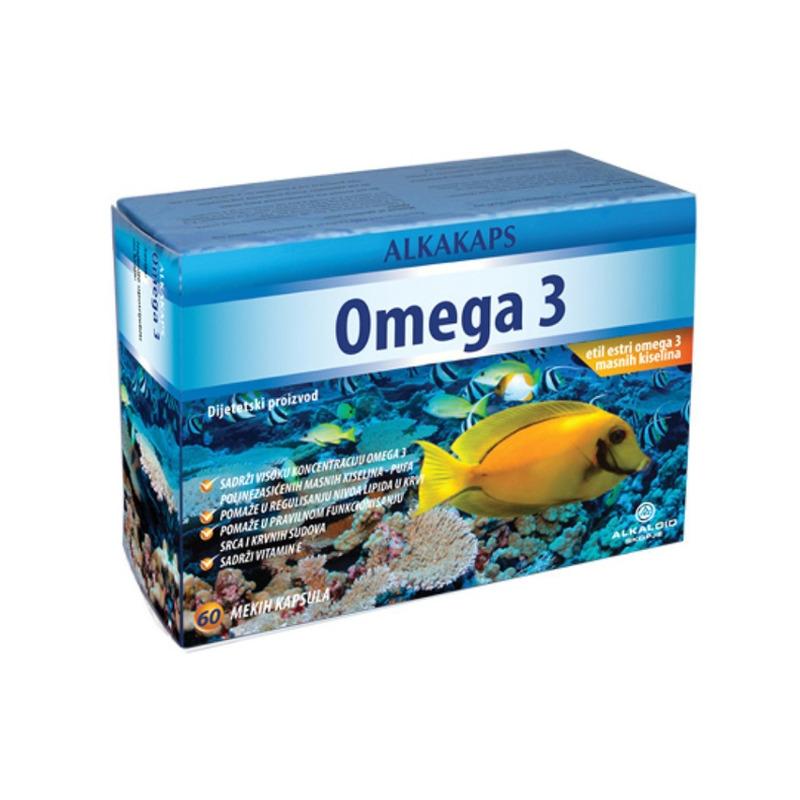 Alkakaps Omega 3 500mg 60 kapsula