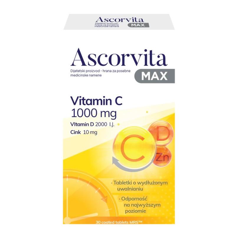 Ascorvita max 30 tableta