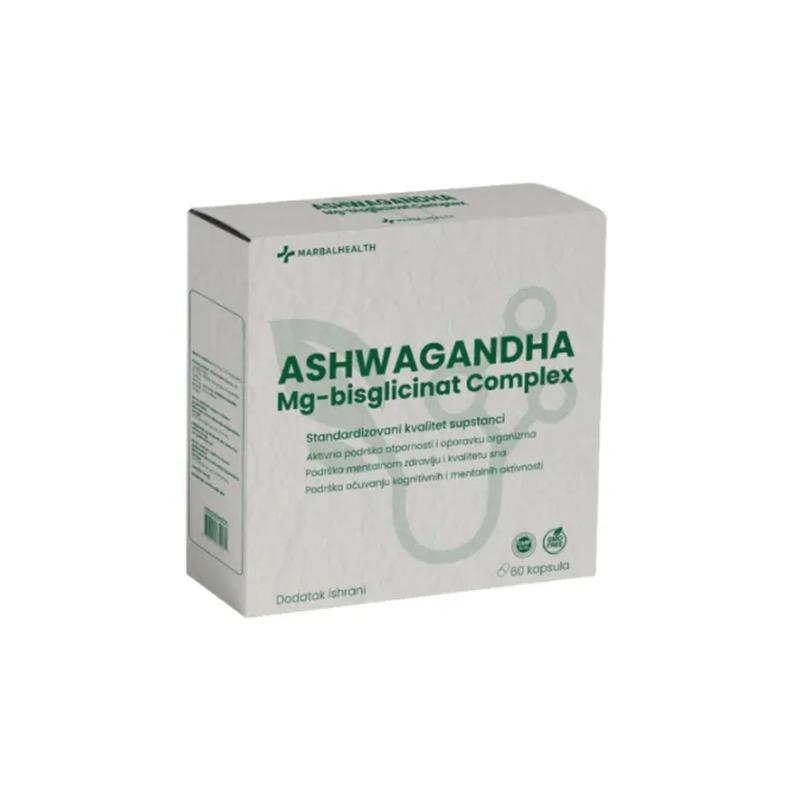 ASHWAGANDA MG-BISGLICINAT COMPLEX kapsule, 60kom