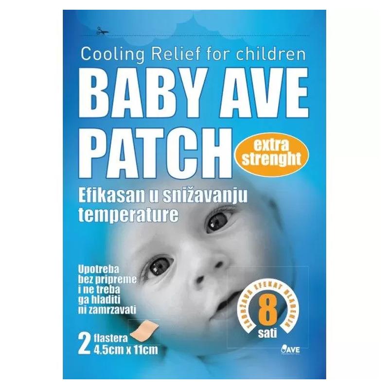 BABY AVE-PATCH 2 flastera 4,5 × 11 cm 