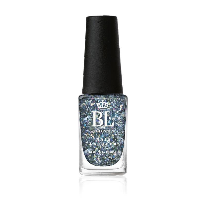 BEL London lak za nokte 084 Silver Sizzle Glitter 10 ml