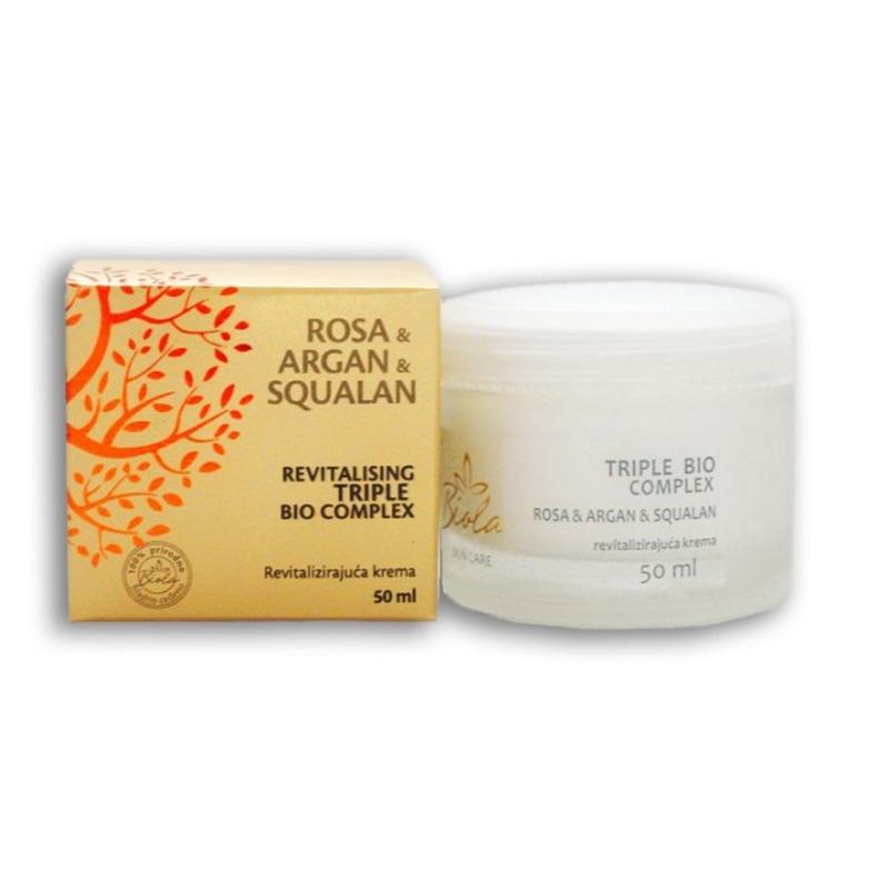 Biola Rosa & Argan & Squalan revitalizirajuća krema 50 ml 
