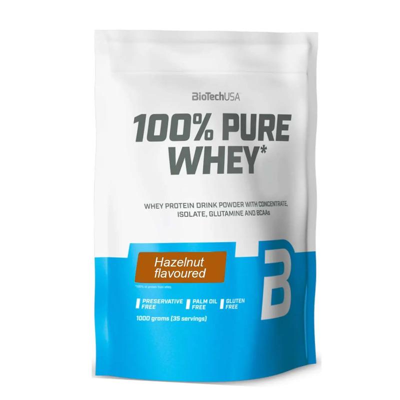 BioTechUSA 100% Pure Whey Lešnik 454 g
