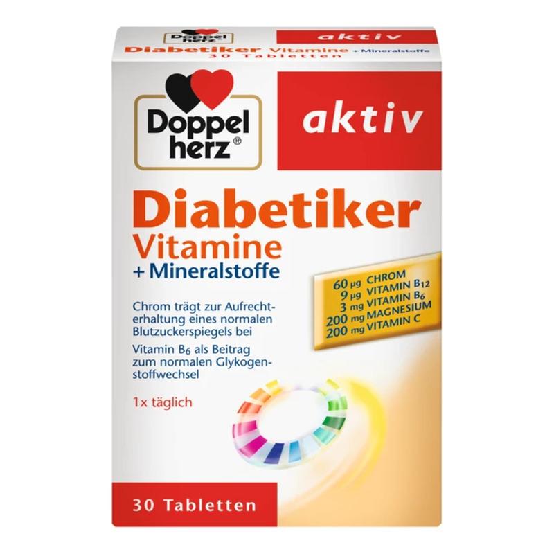 Doppelherz Aktiv Diabetiker Vitamini za dijabetičare, 30 tableta