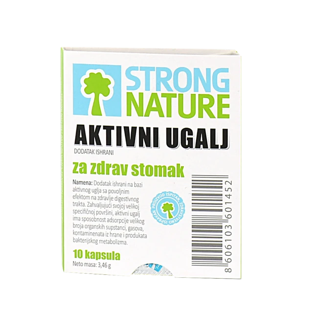 Elephant aktivni ugalj 250 mg 10 kapsula