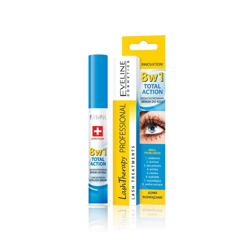 Eveline Lash Therapy 8u1 serum za trepavice 10 ml