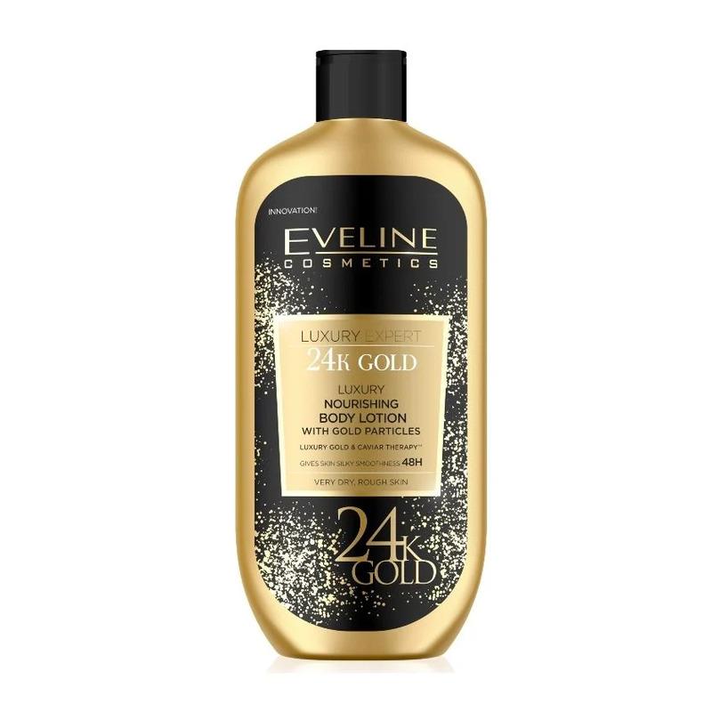 Eveline Luxury Expert 24K Gold mleko za telo 350 ml + 1 gratis