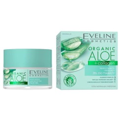 Eveline Organic Aloe+Collagen gel za lice 50 ml