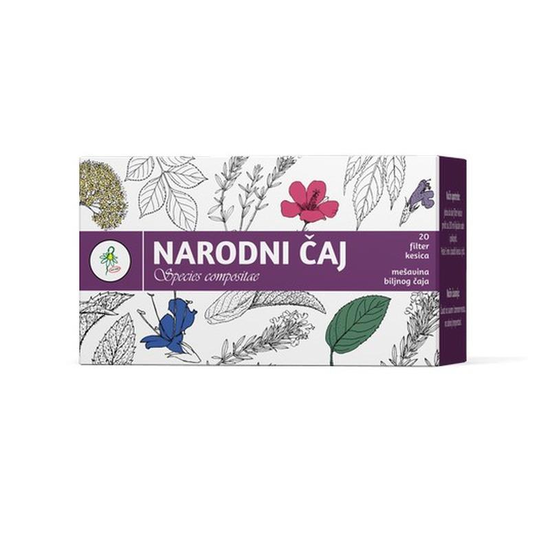 Filter čaj Narodni Moć bilja 20 kesica