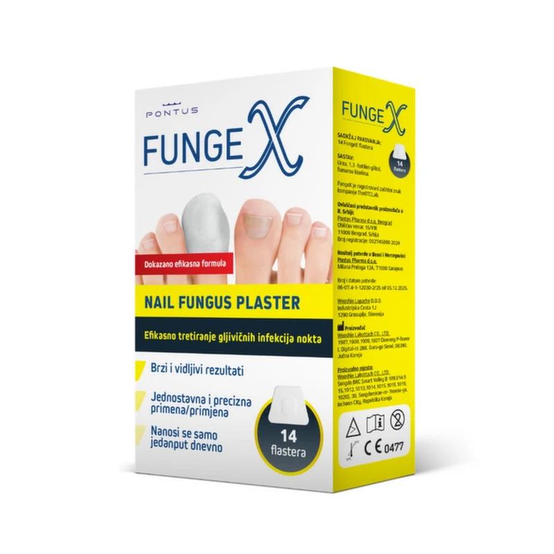 FungeX nail fungus plaster 14 flastera