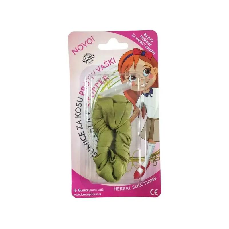 Herbal Gumica Za kosu protiv vaški i gnjida, 1 komad