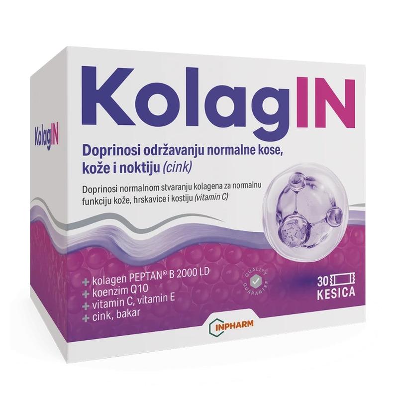 KolagIN Inpharm kolagen, 30 kesica