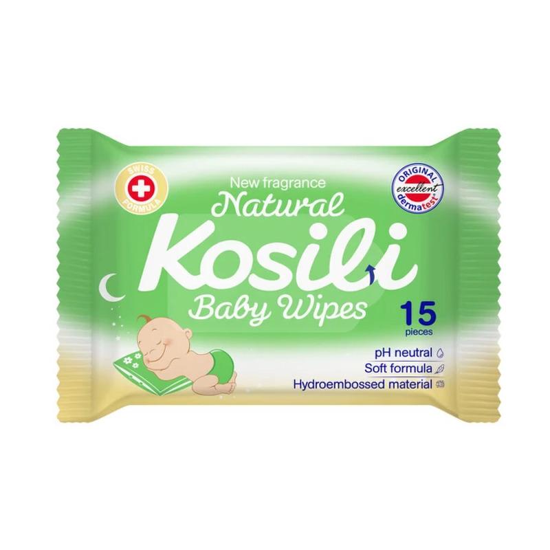 Kosili All Natural vlažne maramice 15 komada