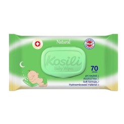 Kosili Natural baby vlažne maramice 70 kom