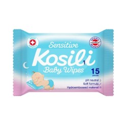 Kosili Ultra Sensitive Baby vlažne maramice plave 15 kom
