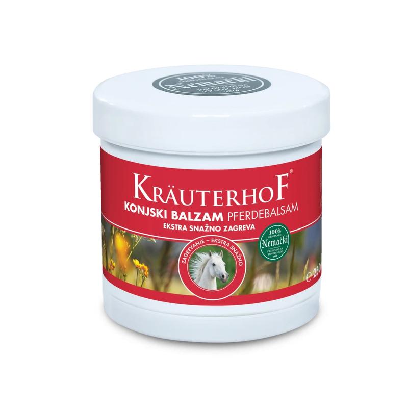 Kräuterhof konjski balzam 250 ml, topli