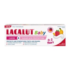 Lacalut Baby 0–2 dečija zubna pasta jagoda malina 55 ml