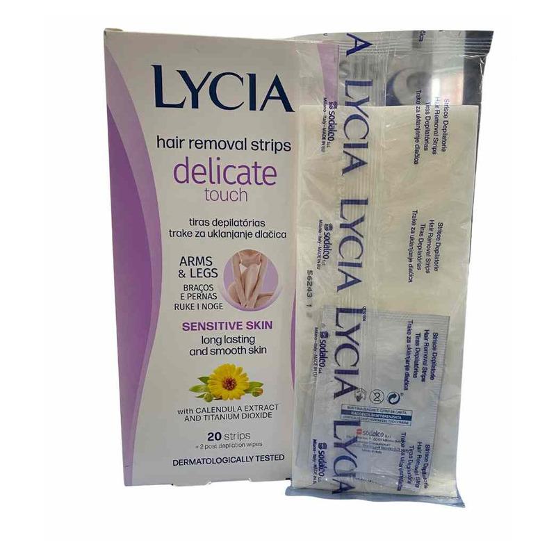 Lycia Delicate Touch trake za depilaciju tela  20 komada