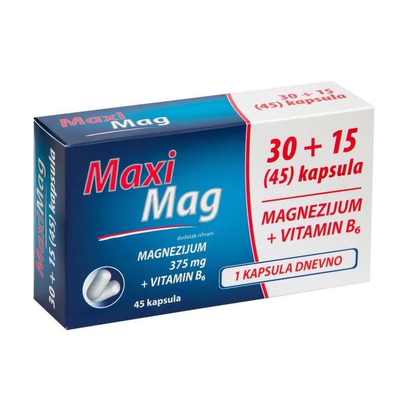 MAXI MAG KAPSULE 375MG 30+15 KAPSULA