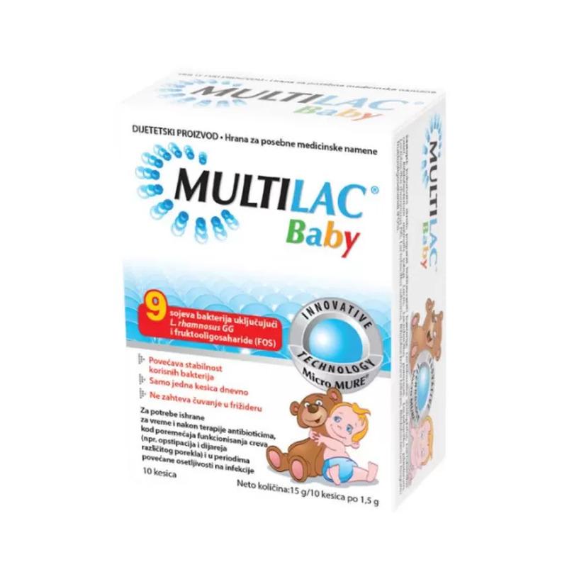 Multilac baby 10 kesica