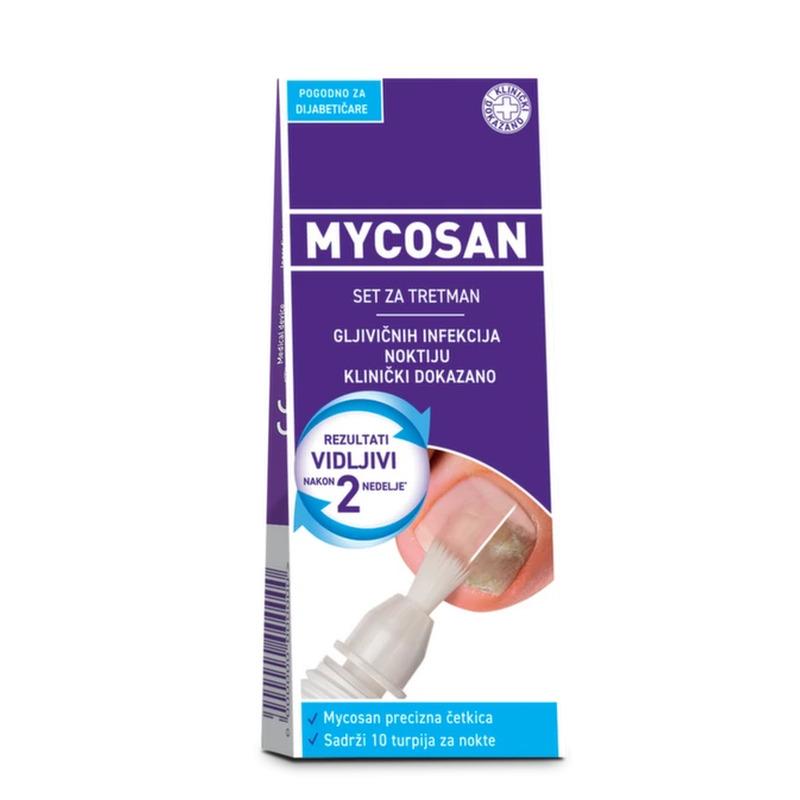 Mycosan set za tretman gljivičnih infekcija noktiju 10ml