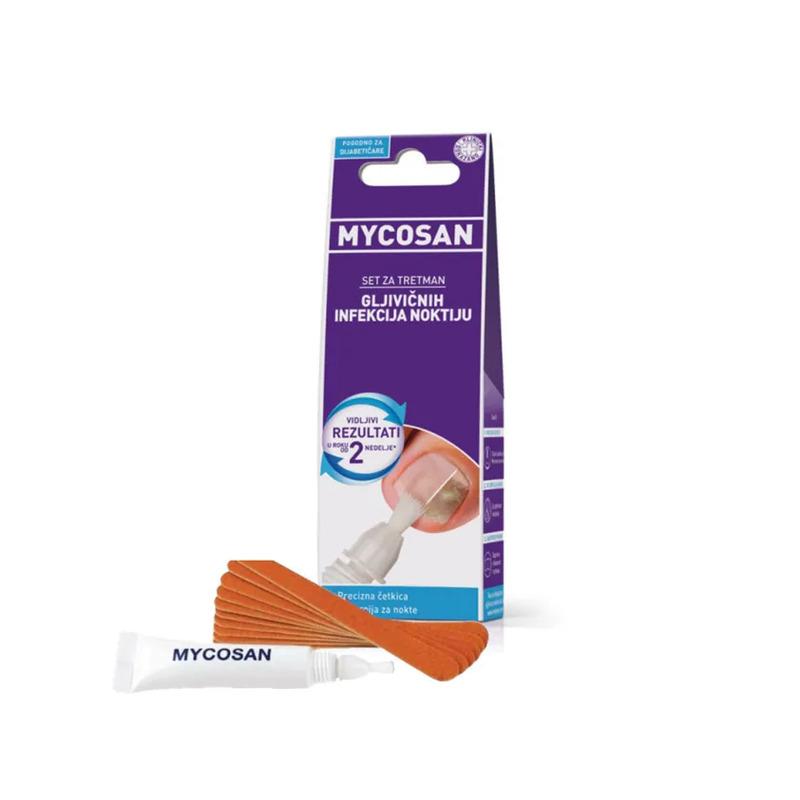 Mycosan set za tretman gljivičnih infekcija noktiju 5 ml