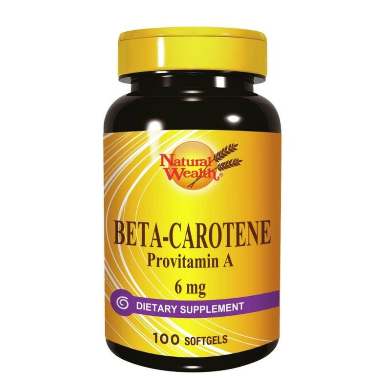 Natural Wealth Beta karoten 100 gel kapsula