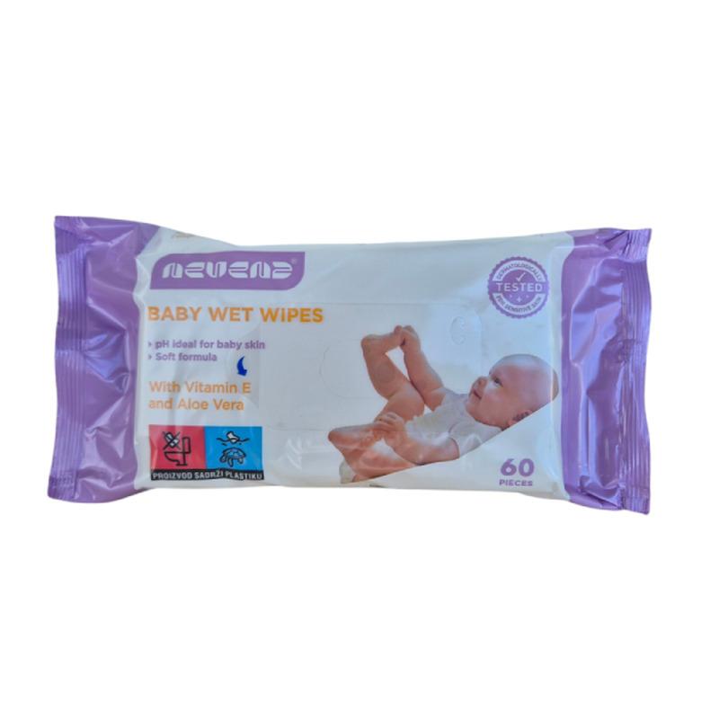 Nevena Baby vlažne maramice 60 komada