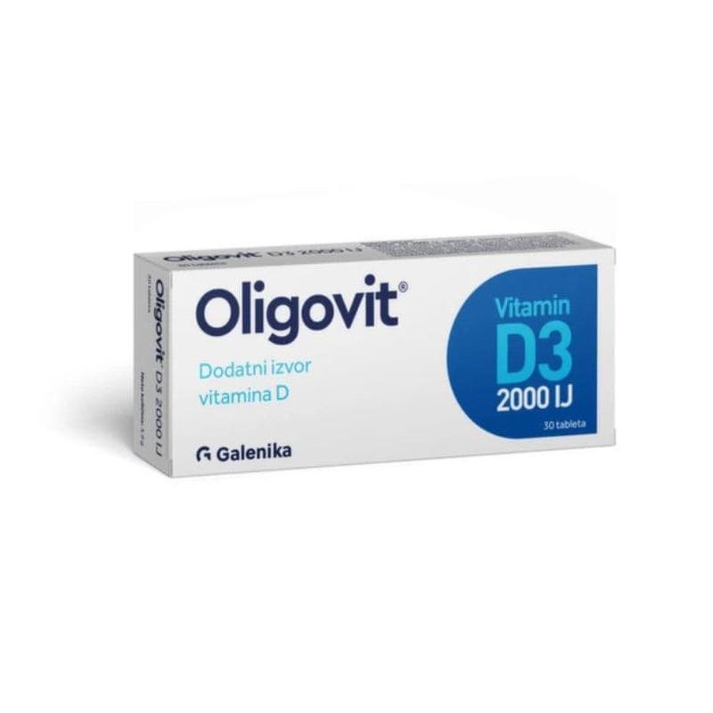 Oligovit D3 2000IJ 30 tableta