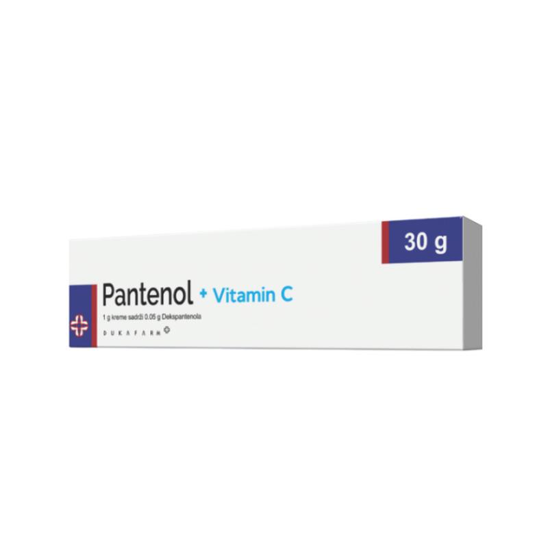 Pantenol + Vitamin C krem, 30g