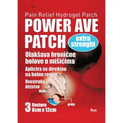 Power Ave Patch 8cmx12cm-flasteri protiv bolova