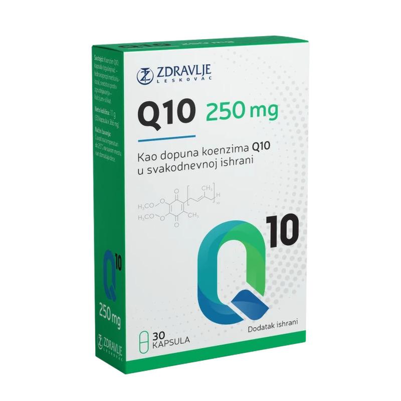 Q10 250 mg, 30 kapsula