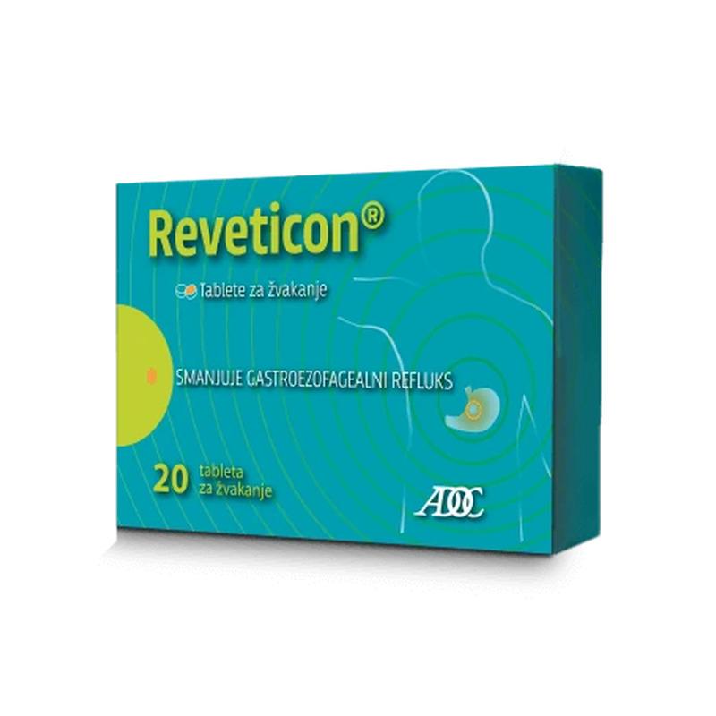 Reveticon, 20 tableta za žvakanje