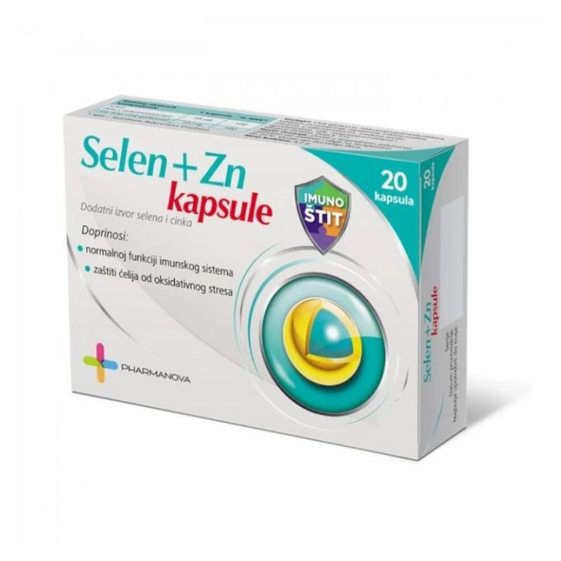 Selen+Zn 20 kapsula