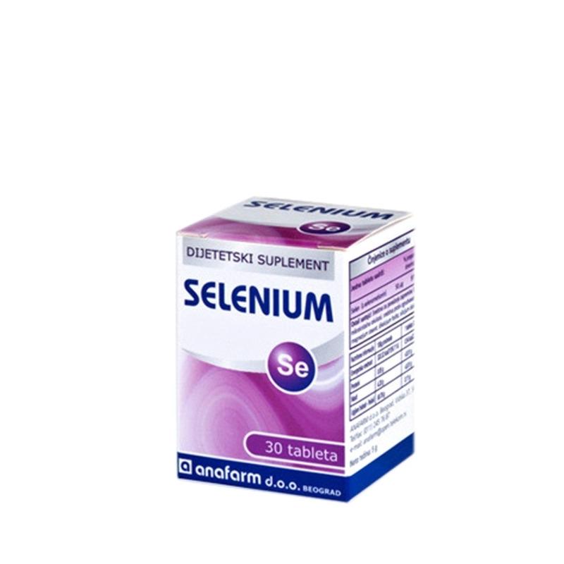 Selenium 50mg 30 tableta