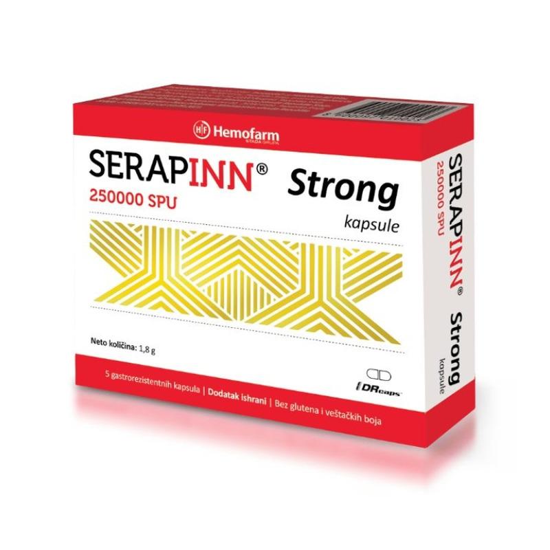 SerapINN Strong 250000IJ 5 kapsula