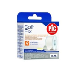 Soft Fix papirni flaster 2,5 cm x 5 m