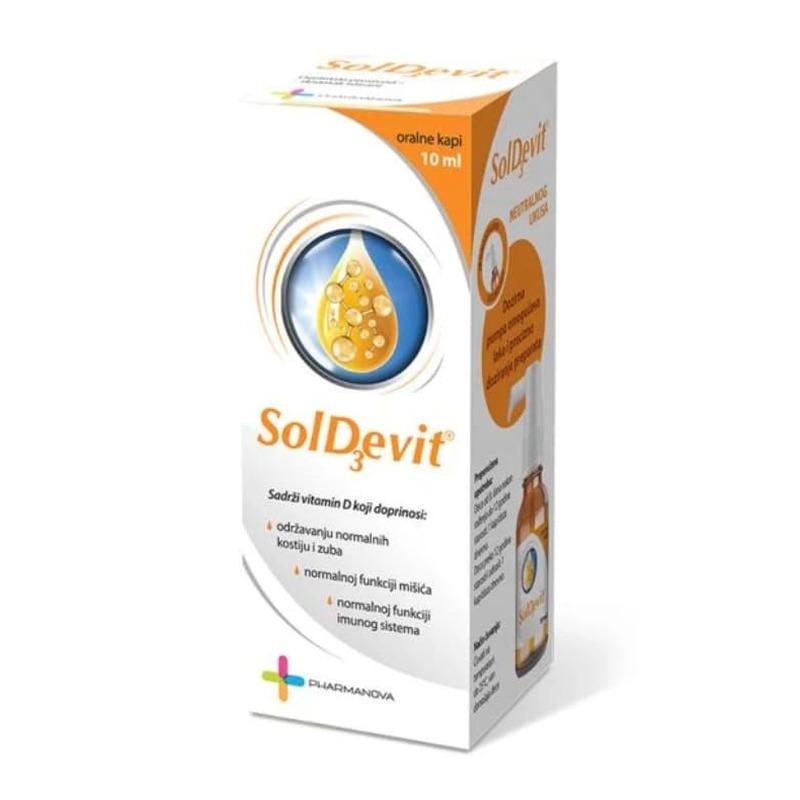 Soldevit D3 400IU kapi 10ml