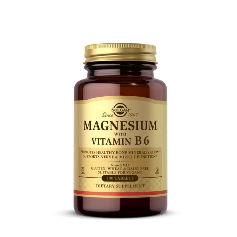Solgar Magnezijum + vitamin B6 100 tableta