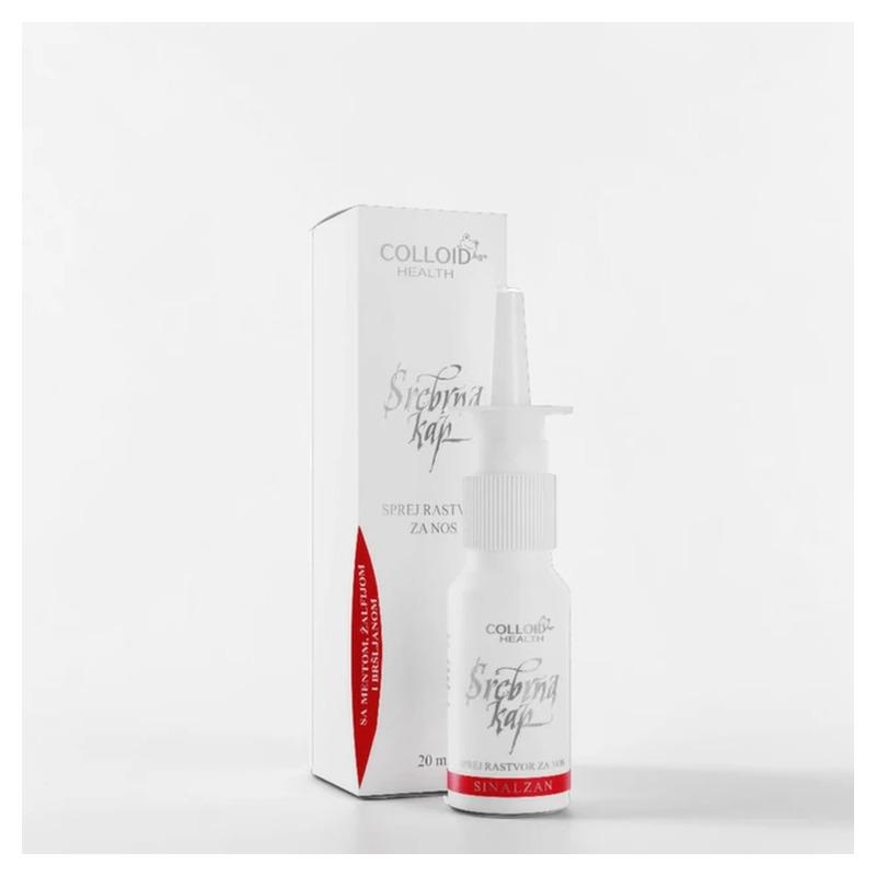 Srebrna kap Sinalzan sprej za nos 20 ml