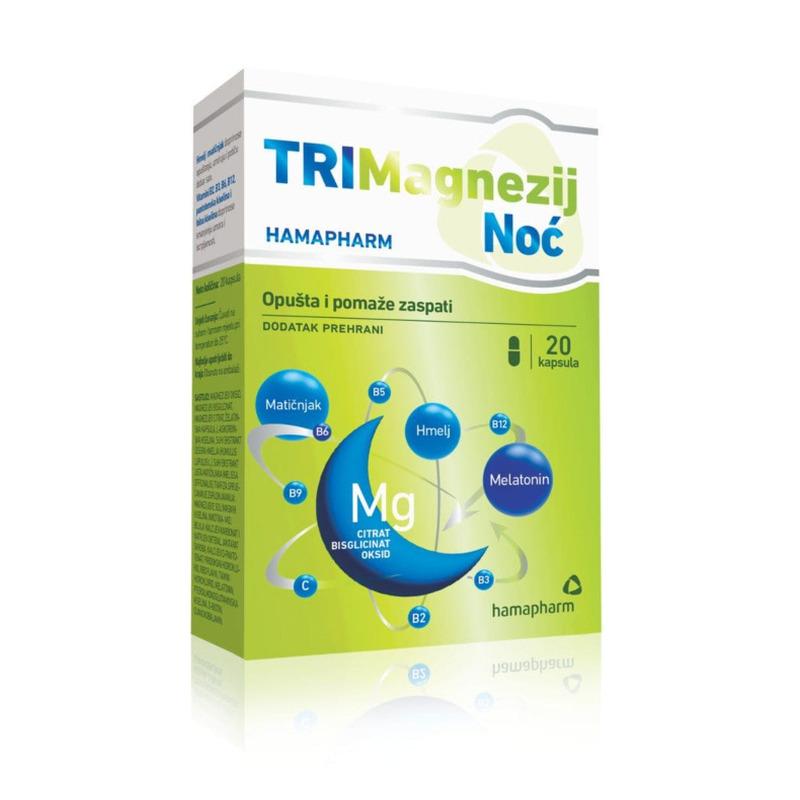 TRIMagnezij noć 20 kapsula