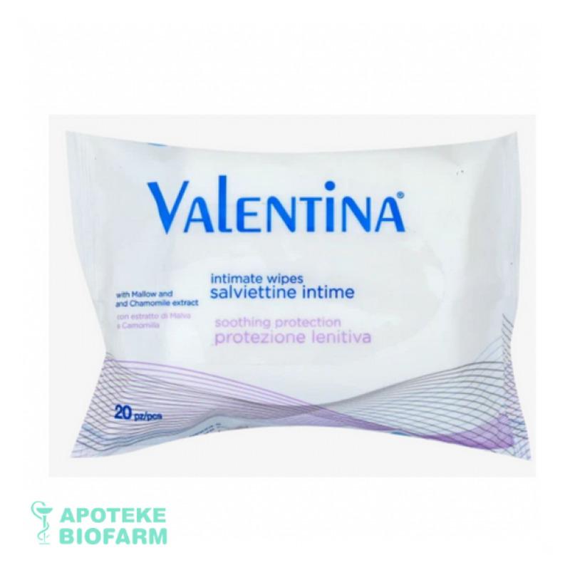 Valentina maramice vlažne za intimnu regiju 20 kom.
