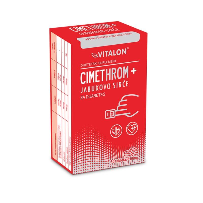 Vitalon Cimet + jabukovo sirće + hrom 30 tableta