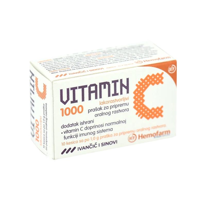 Vitamin C 1000 mg 10 kesica