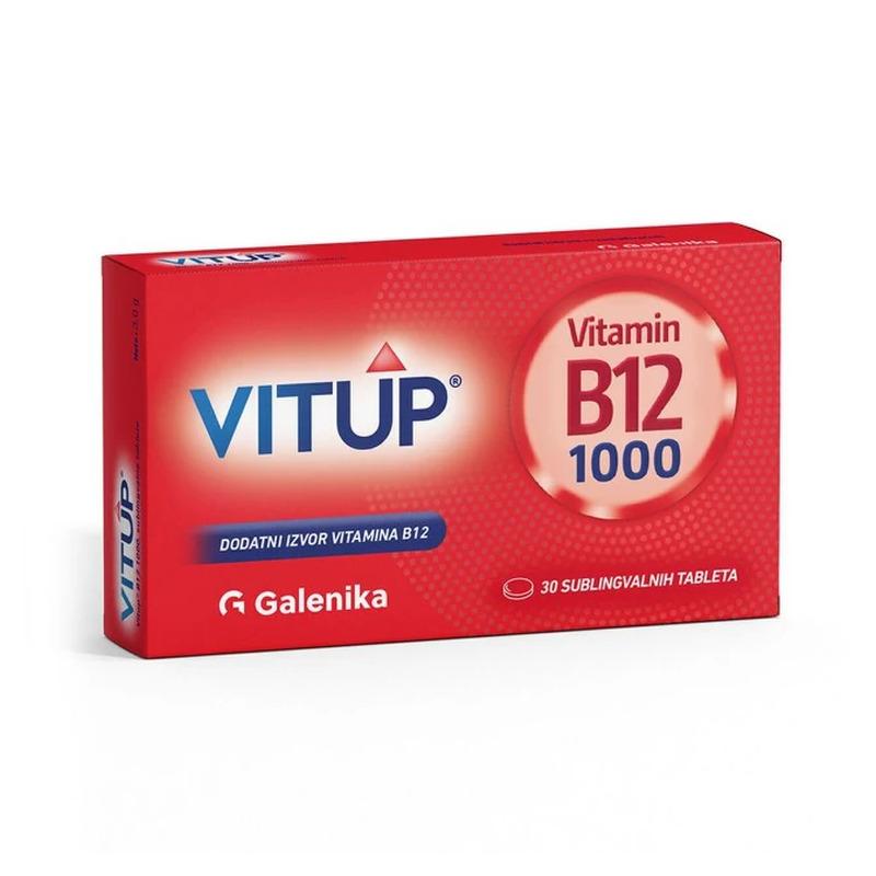 VitUp B12 1000, 30 sublingvalnih tableta