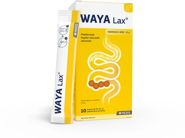 Waya lax oralni rastvor 20 ml, 10 kesica