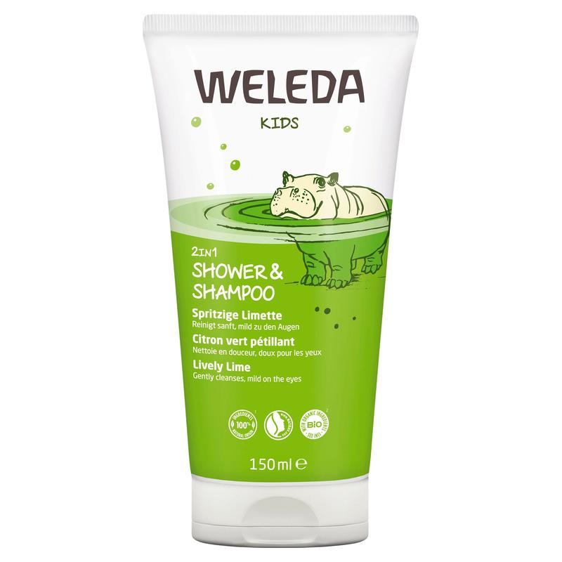 Weleda dečiji šampon i gel za tuširanje Limeta 150 ml