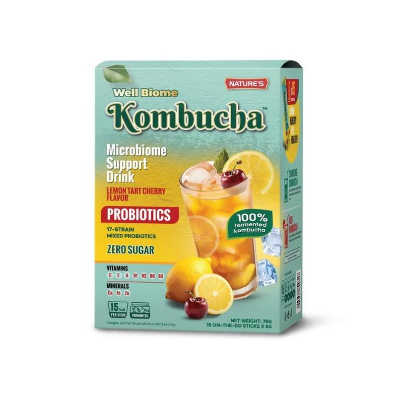 Well Biome Kombucha Limun i višnja 75 g, 15 kesica
